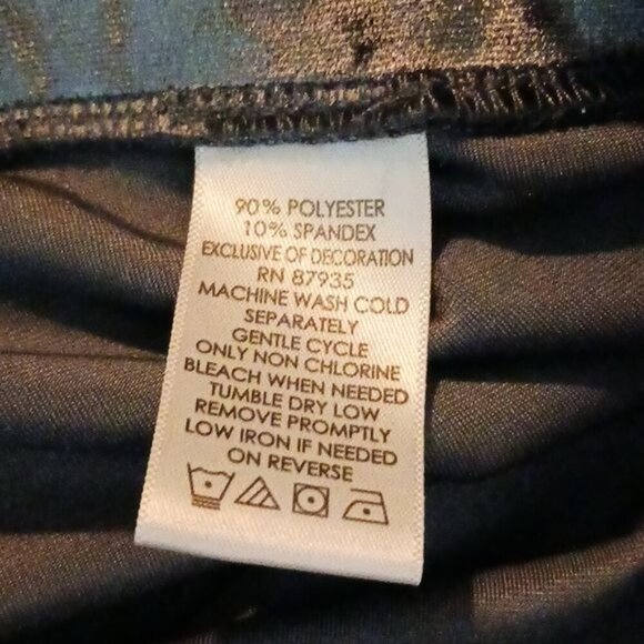 LOGO Lori Goldstein Womens Size XL Gray Velour Leggings Stretch Pull On Pants - Picture 7 of 7